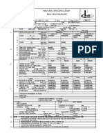 Process Specification Heat Exchanger Cpecc