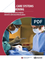 Surgical Care Systems Strengthening: Developing National Surgical, Obstetric and Anaesthesia Plans