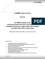 V.Link Video-Inserter Vl2-Cic: Video-Inserter With 2 Video + RGB + Rear-View Camera Input