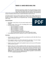 Appendix O: Sand Sieve Analysis