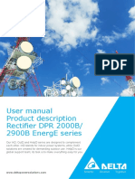 User Manual Product Description Rectifier DPR 2000B/ 2900B Energe Series