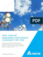 User Manual Upgrading Instructions Controller CSU 502: Concentrate On What Is Most Important For You - Your Business