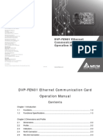 DVP-FEN01 Ethernet Communication Card Operation Manual: Industrial Automation Headquarters