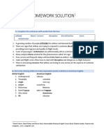 Unit 2 - TRAVEL - Homework Solution