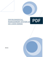 Environmental Management System and Iso 14000 Series