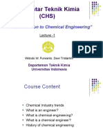 Pengantar Teknik Kimia (CHS) : "Introduction To Chemical Engineering"