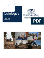 Course Catalogue: Peace Operations Training Institute