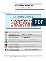 Learning Module In: Saint Joseph Academy