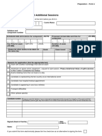 Timetable Deviation and Additional Sessions Preparation Form 2