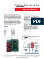 Three-Phase Inverter Reference Design Using Gate Driver With Built-In Dead Time Insertion