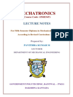 Mechatronics: Lecture Notes