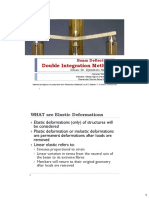 Double Integration Method: WHAT Are Elastic Deformations