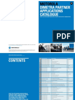 Dimetra Partner Applications Catalogue: Motorola
