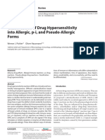 Classification of Drug Hypersensitivity Into Allergic, P-I, and Pseudo-Allergic Forms