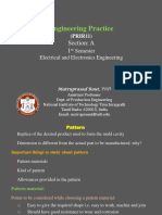 Engg. Practice - Foundry Part II