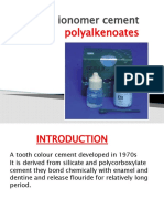 Glass Ionomer Cement Polyalkenoates