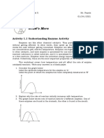 What's More: Activity 1.1 Understanding Enzyme Activity