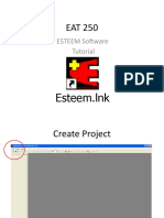 EAT 250 Esteem Tutorial