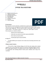 Module-2: Power Transistors