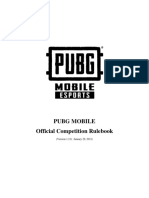 Pubg Mobile Official Competition Rulebook: (Version 1.2.0, January 29, 2021)