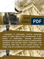 Why Study Philosophy