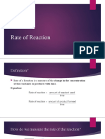 Rate of Reaction PPT 2