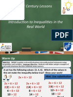 Intro To Inequalities in The Real World