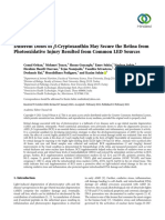 Research Article Different Doses of Photooxidative Injury Resulted From Common LED Sources