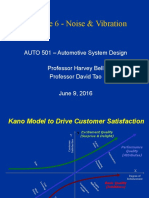 Lecture 6 - Noise & Vibration: AUTO 501 - Automotive System Design Professor Harvey Bell Professor David Tao June 9, 2016