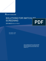 Fiserv Earns Xcelent Service Award Watchlist Screening Research Paper