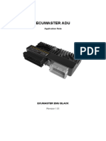 Ecumaster Adu: Application Note