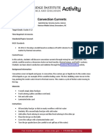 Convection Currents: Target Grade: Grades 6-12 Time Required: 10 Minutes Standards/Topics Covered