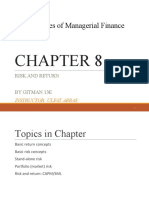 Chapter 8 Risk and Return Presentation