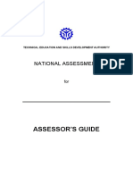 Assessor'S Guide: National Assessment