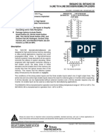 D D D D D: SN54AHC138, SN74AHC138 3-Line To 8-Line Decoders/Demultiplexers