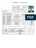 李清輝 - CHING-HUI LI - Curriculum Vita: A:Personal Data