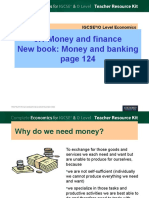 3.1 Money and Finance New Book: Money and Banking: Igcse /O Level Economics