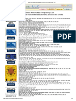 Rife Consolidated Annotated Frequency List - EMR Labs, LLC