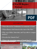 2 - The Beginning of The War in Europe