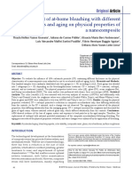 Effect of at Home Bleaching With Different Thickeners and Aging On Physical Properties of A Nanocomposite