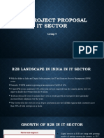 B2B Project Proposal It Sector: Group 9