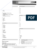 A2 UNIT 4 Test Answer Key Standard