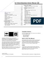 2005 Chevrolet Tahoe/Suburban Owner Manual