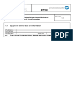 Checklist For Protection Relays General Mechanical Checks & Visual Inspection Rev00