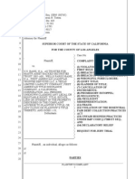 California Wrongful Foreclosure, Promissory Estoppel, Violation of Pooling and Servicing Agreement ("PSA") Complaint