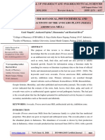 Overview of The Botanical, Phytochemical and Antibacterial Activity of The Avocado Plant (Persea