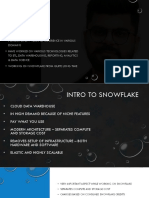 Snowflake Course Slides