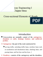 Highway Engineering I Chapter Three Cross-Sectional Elements of Roads