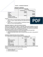 Chapter 1 - Partnership Formation Partnerhsip Formation - Individual vs. Individual