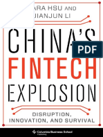 Hsu - Sara - Li - Jianjun China - S Fintech Explosion - Disruption - Innovation - and Survival Columbia Univ